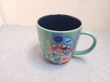 3D Coffee Cup Tea Mug. Disney Parks: LILO STITCH Mornings Bad Coffee Good