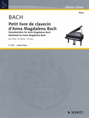 Notebook for Anna Magdalena Bach Sheet Music Piano Book NEW 049017789
