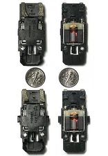 2 Versions MICRO SCALEXTRIC 1/64 HO SLOT CAR Braided Pickup Slot Car CHASSIS 12V