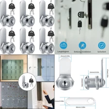 6 Archivador Cajon Buzon Puerta Autocaravana Caja Herramientas Cerradura 5.8''