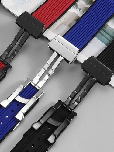 Watch Strap Band Rubber Silicone Watchband Bracelet For Hublot Watch Big Bang - Bild 19 von 49
