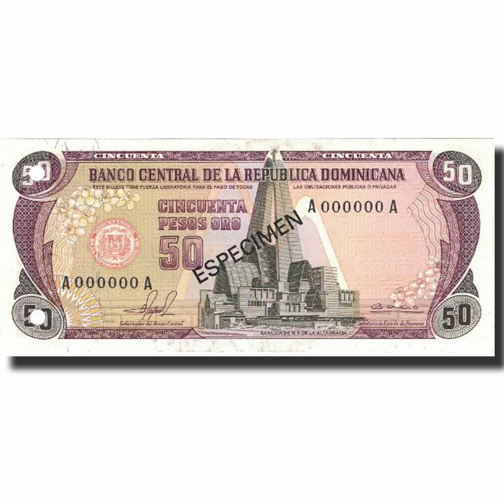 [#573657] Banknote, Dominican Republic, 50 Pesos Oro, 1981, 1981