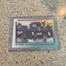1992 Fleer - #701 Frank Thomas, Bo Jackson, Gregg Olson (RC)