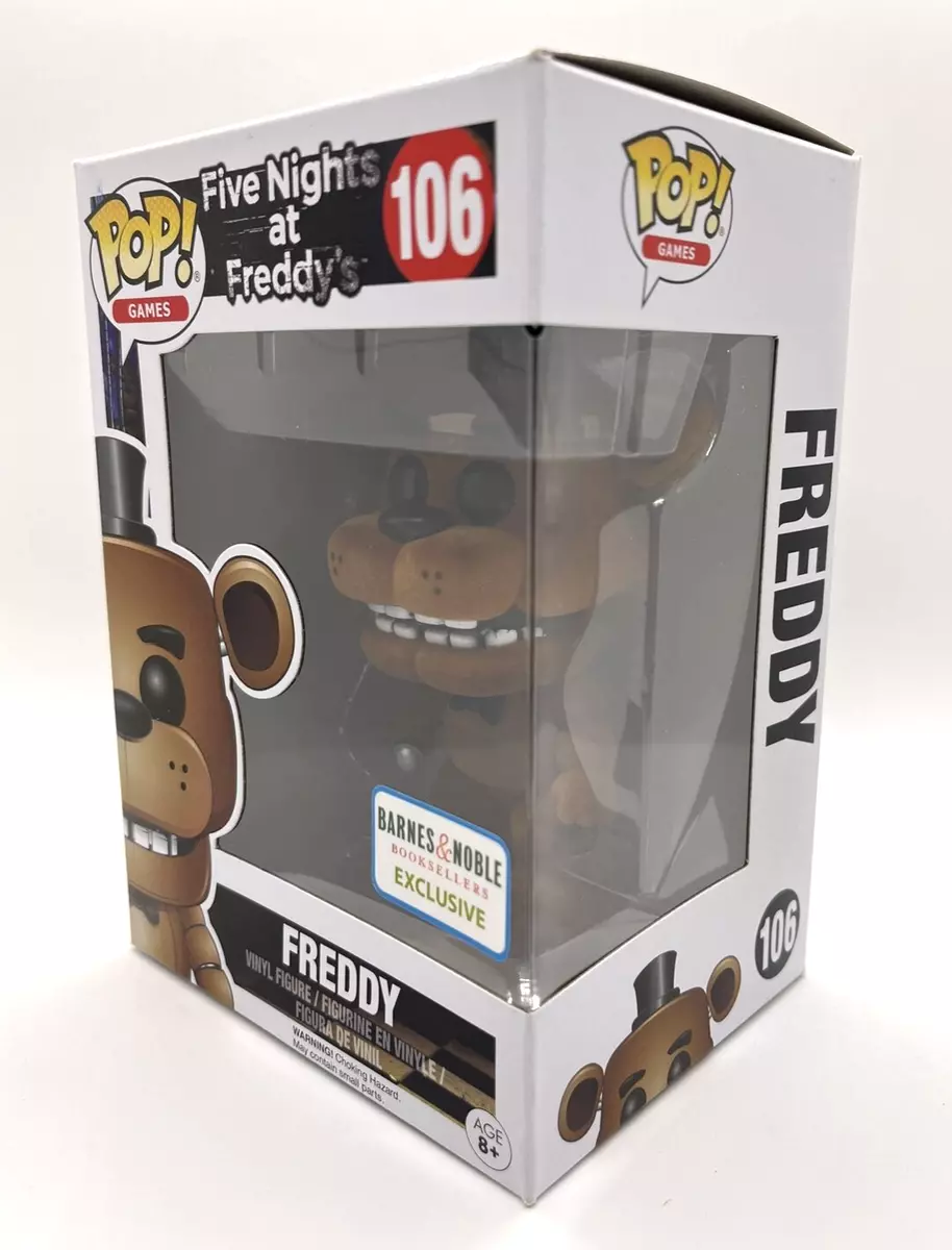 Funko POP Five Nights at Freddys Flocked Freddy 106 FNAF Barnes Noble  Exclusive