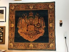 Teppich Sammlerstück 130 x 130 Persien, Provenienz: Kashkuli, Zustand gut