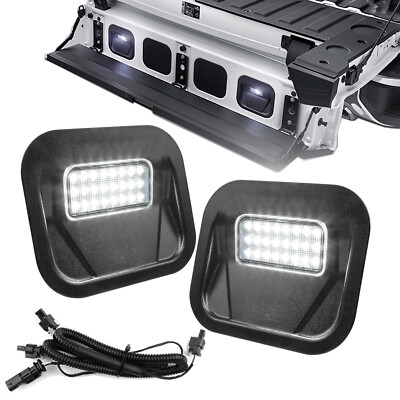 LED Tailgate Step Lights MultiPro For GMC Silverado Sierra 1500 2500 HD 3500HD