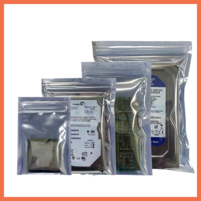 100 Stück Antistatische Tüten ESD Beutel Shielding Bags CPU Schutz Tüten Taschen