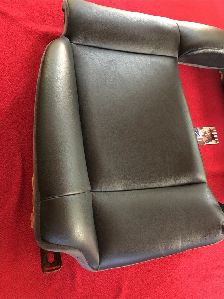 Volvo C70 Convertible Rear Seat Back Black Leather 98-2004 - Image 2 of 4