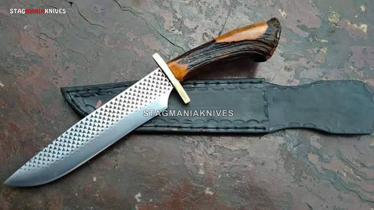 トランプ schwarze Fluss Hand Forged J2 Steel Farrier Rasp File Blade Hunting Big