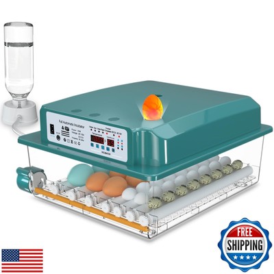 Hethya Egg Incubator, Egg Incubator with Automatic Egg Turning and Humidity M