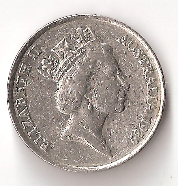1989 Australia 10 Cents Coin Queen Elizabeth II Lyrebird | eBay