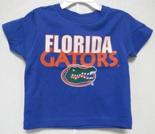 NCAA Florida Gators Royal T-Shirt Print #1 by Two Feet Ahead Select Size Below