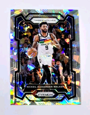 2023-24 Panini Prizm Nickeil Alexander-Walker Cracked Ice Prizm #218