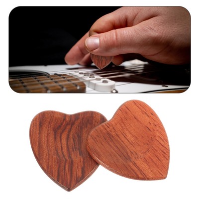  2 Pcs Plektrum Herz-Gitarren-Plektrum Gitarrenplektren Elektrisch