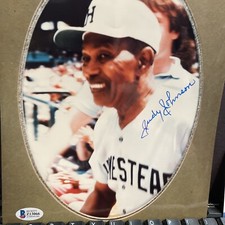 Judy Johnson autographed 8x10 color photo Beckett certified 