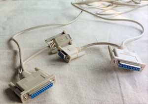 SERIAL CABLE - DUAL DB25F & DB9F to DUAL DB25F & DB9F, 10FT long