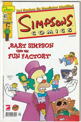 ✪ SIMPSONS COMICS #41, Dino Comics/Bongo Comics 2000 COMICHEFT TOP Z1 - Bild 1 von 3