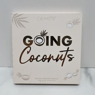 COLOURPOP Going Coconuts Pressed Powder Eyeshadow Palette - New in Box