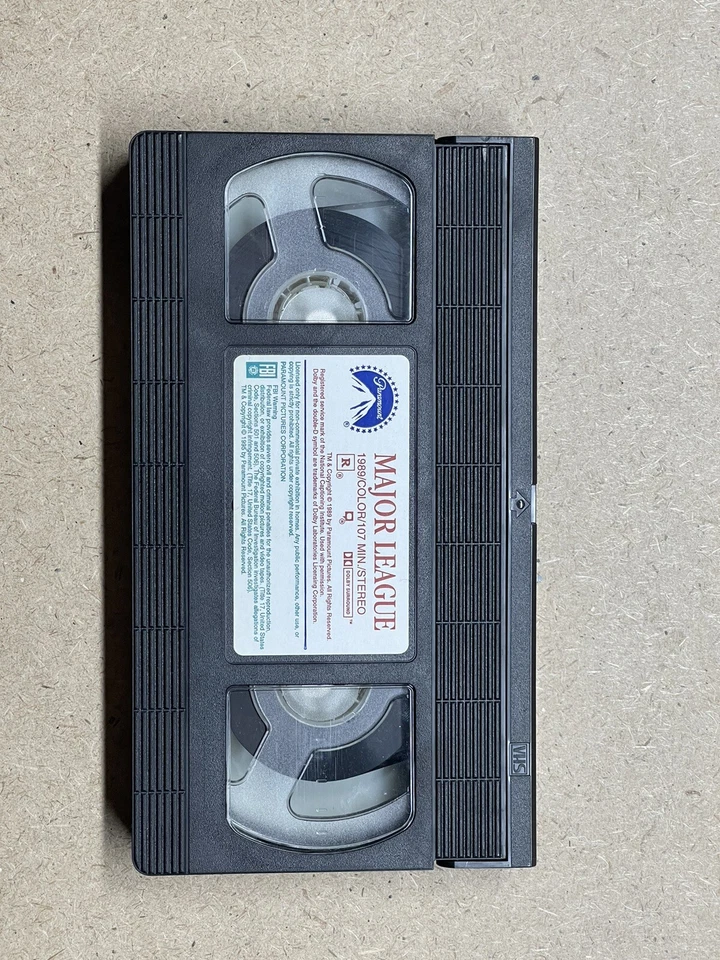 1989 Major League VHS Classic Vintage Movie Charlie Sheen Comedy Baseball - Image 3 of 3