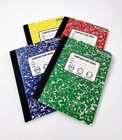 Lot of 8 New Unison Composition/Notebooks 80 Sheets Wide-Ruled 4 colour