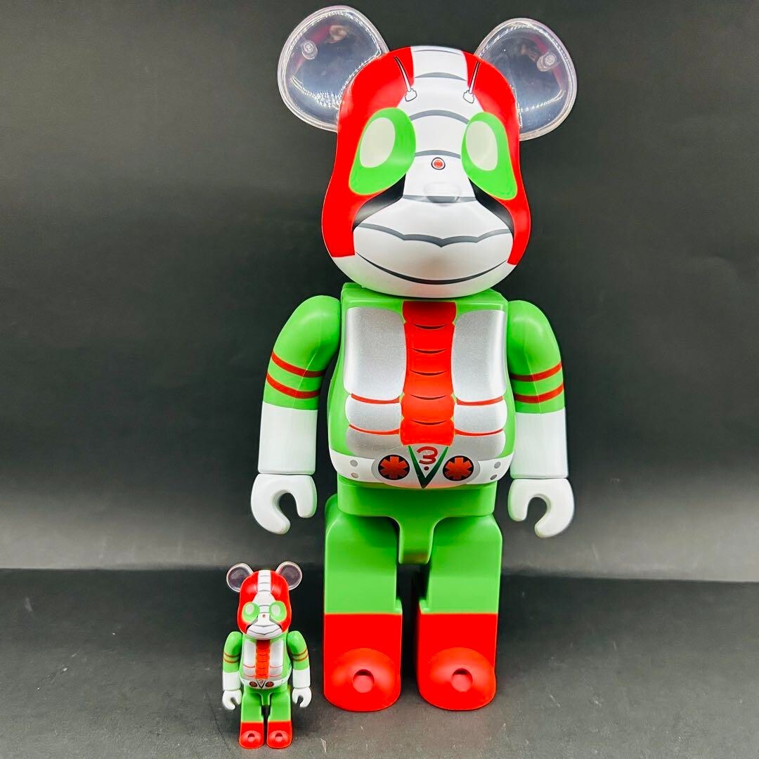 Medicom Toy BE@RBRICK Rider Man Kamen Rider V3 100% 400 Medicom Toy BE@RBRICK Rider Man Kamen Rider V3 100% 400