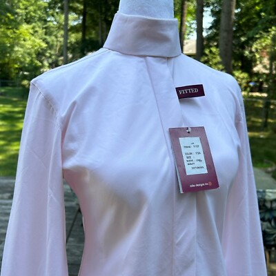 Miku English Hunt Show Shirt- Light Pink (Size 34/US M)-LS