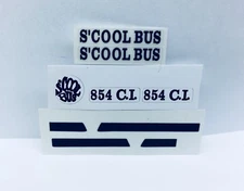 Hot Wheels Redline ( S'COOL BUS  HEAVYWEIGHT ) ~DECAL SET~