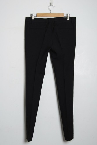 Yves Saint Laurent Women Pants Black Wool Slim Skinny Chinos Trousers Size XS - Picture 4 of 7