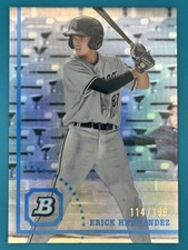 2022 Bowman Heritage Chrome Prospects Erick Hernandez Refractor /199 White Sox 