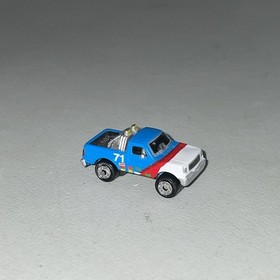 Micro Machines 1994 Galoob LGTI Blue Red White Datsun Off-Road Pickup Truck