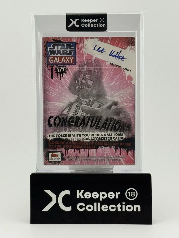 2011 Star Wars Galaxy 7 1/1 Sketch of X-wing Fighter by Lee Kohse - Image 2 of 2