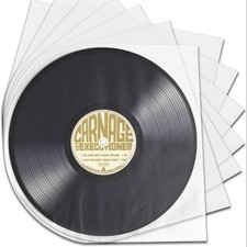 50PCS 12" Anti-static Vinyl Record Protector LP Record Inner Plastic Clear Bags