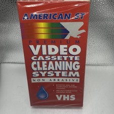 VHS Video Cassette Cleaning System New Factory Sealed W/ Fluid American St