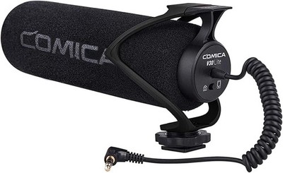 COMICA CVM-V30 LITE Super-Kardioid Kamera Mikrofon 3.5mm Richtmikrofon (Schwarz)