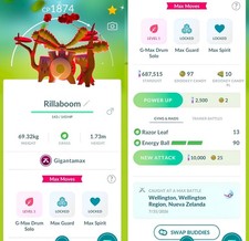 Shiny Rillaboom Gigantamax | Registered sever...