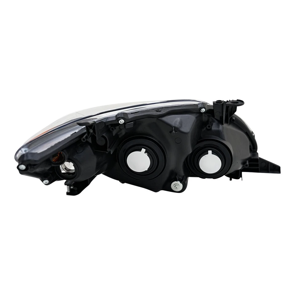 For 2011 2012 2013 Toyota Corolla LH & RH Headlight Lamp Pair Black Housing Set - Image 3 of 4