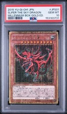 PSA 10 Slifer the Sky Dragon Millennium Gold Rare YuGiOh Japanese Limited