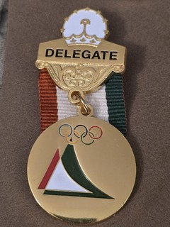 2012 London Olympic NOC Team Pin Tajikistan Athlete's Delegation Badge!