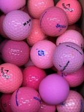 40 Pink Golf Balls Dunlop Srixon Bridgestone Callaway Ram Pearl/A Grade
