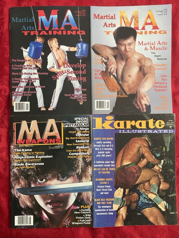 Martial Arts Weapons/Training /Karate Illustrated Magazines.