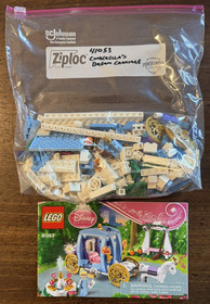 LEGO Disney Princess Cinderella 3 Set Lot 41055 41053 100% Authentic & Complete