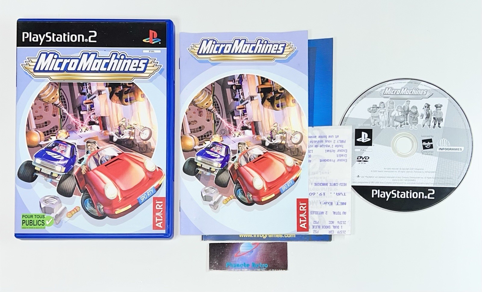 Micromachines - Jeu PS2 complet Version Francaise Sony