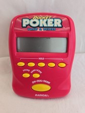 Pocket Poker Draw Deuces 1997 Radica Handheld Electronic Game Tested