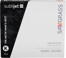 Sawgrass Sublijet UHD Black Sublimation Ink SG500 SG1000 Exp 6/30/2027 Genuine