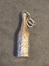 Perrier-Jouët Silver Metal Champagne Bottle Key Ring 