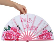 Boots On The Ground 13 Inch Large Rave Fan for Line Dancing  Parties