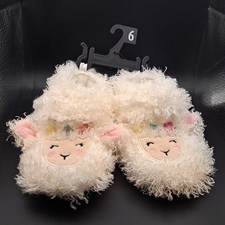 Wonder Nation Soft Lamb Bootie Slippers Toddler Size 6 18-24 Months 