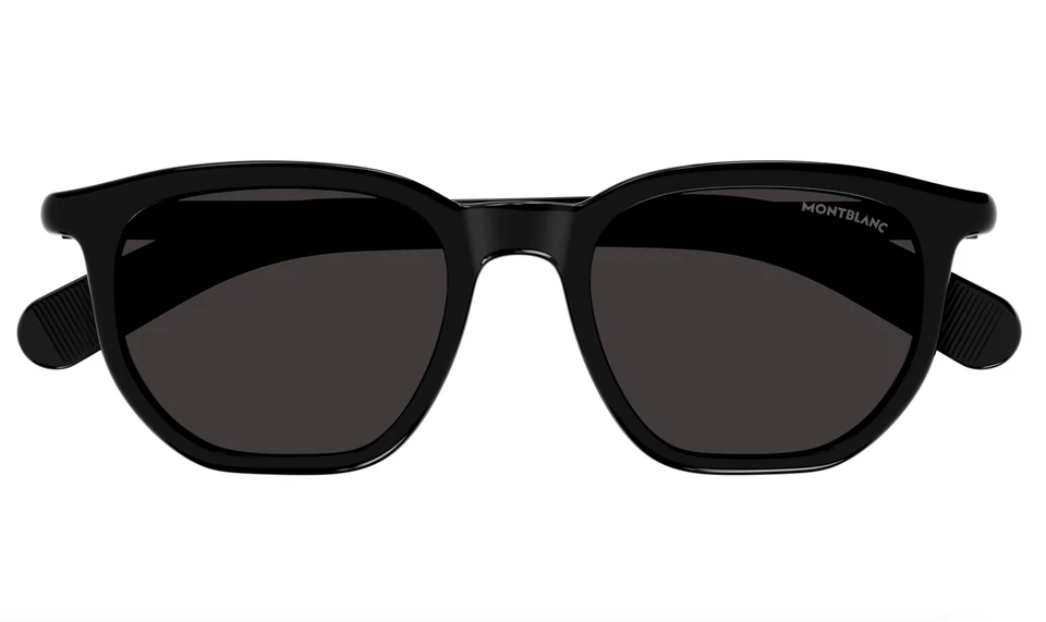 Gafas de sol clásicas negras Montblanc MB0352S-001 - geniales contemporáneas sin esfuerzo Foto 2 de 4