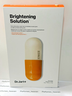 Dr. Jart+ Dermask Micro Jet Brightening Solution Face Sheet Mask - 5 Sheets  New