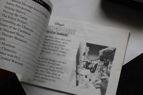 Disney Adventures in the Magic Kingdom Nintendo NES 1990 w Manual